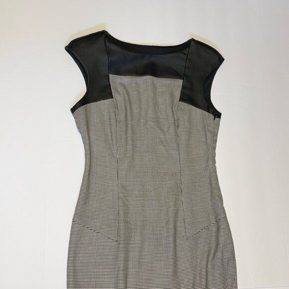 Zara Black and White Houndstooth Dress - Women’s Size Small - Picture 4 of 9